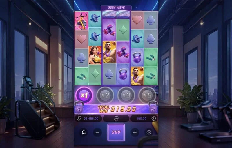 Mighty Mania - End-of-Session Screen na may Kabuuang Panalo